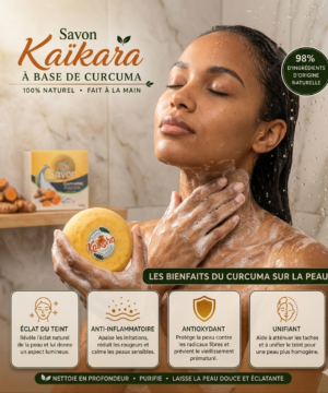 Savon Kaïkara à base de Curcuma