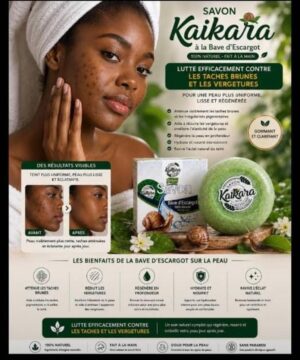 Savon Kaïkara à la Bave d'Escargot