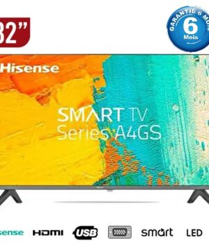 Téléviseur Hisense 32 Pouces Smart – 32A4GS